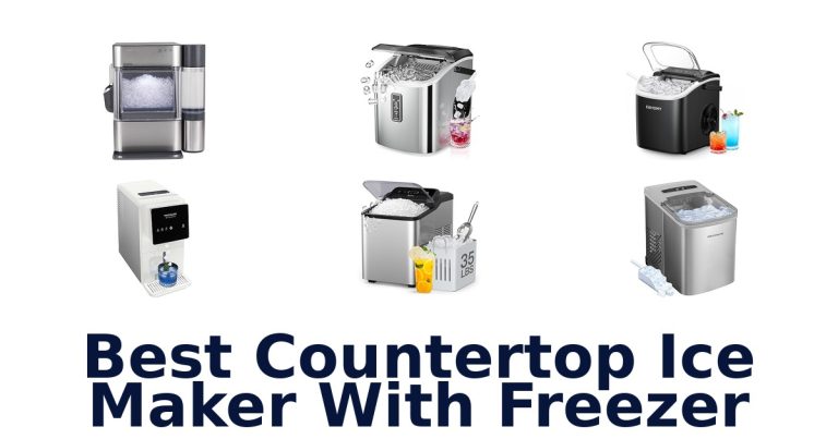 best countertop ice maker with freezer