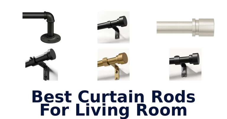 best curtain rods for living room
