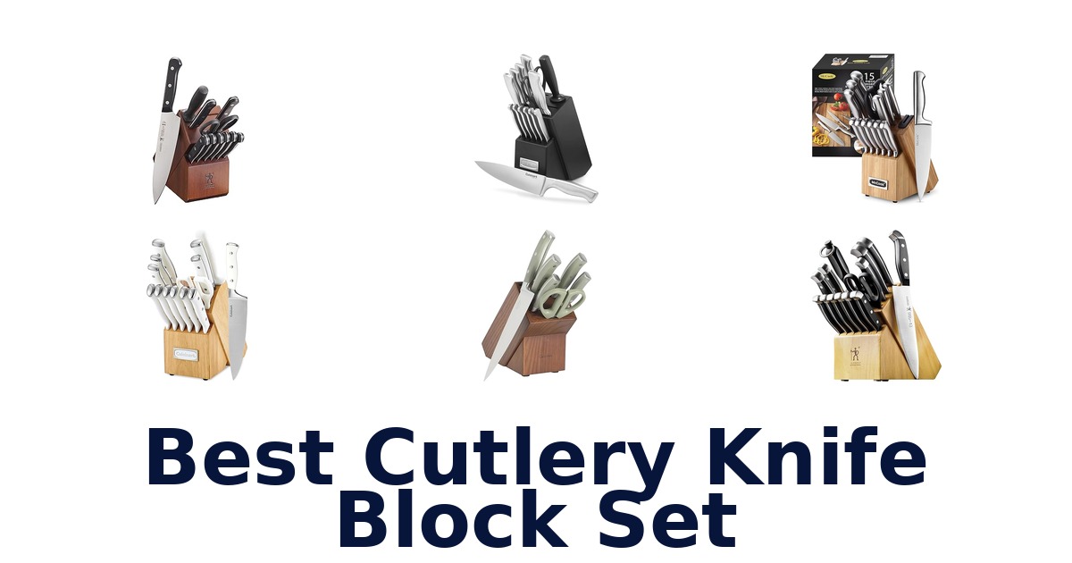 best cutlery knife block set