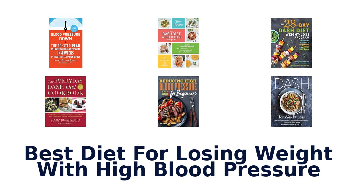 best diet for losing weight with high blood pressure