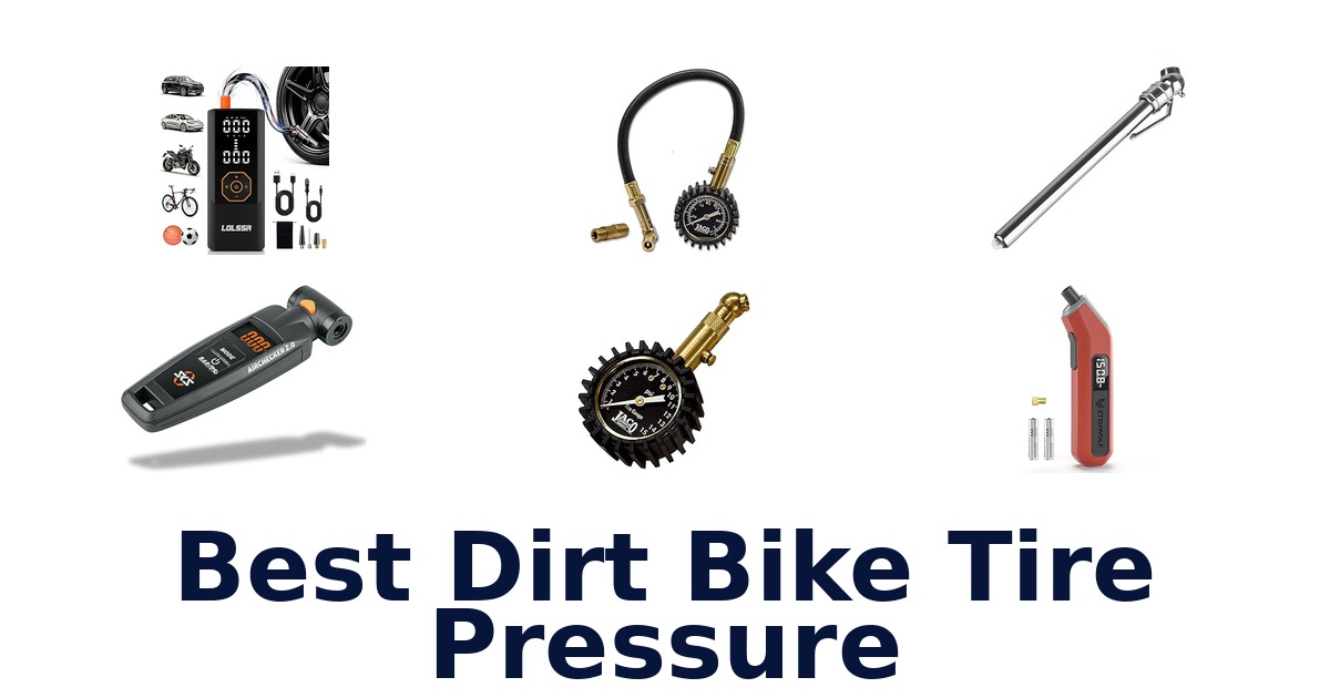 best dirt bike tire pressure