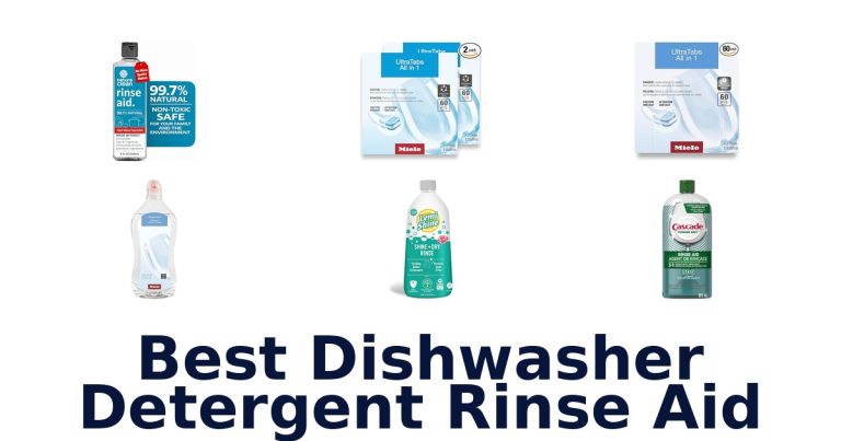 best dishwasher detergent rinse aid