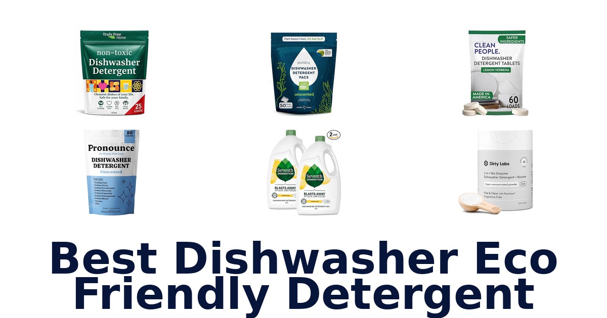 best dishwasher eco friendly detergent