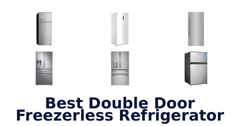 best double door freezerless refrigerator