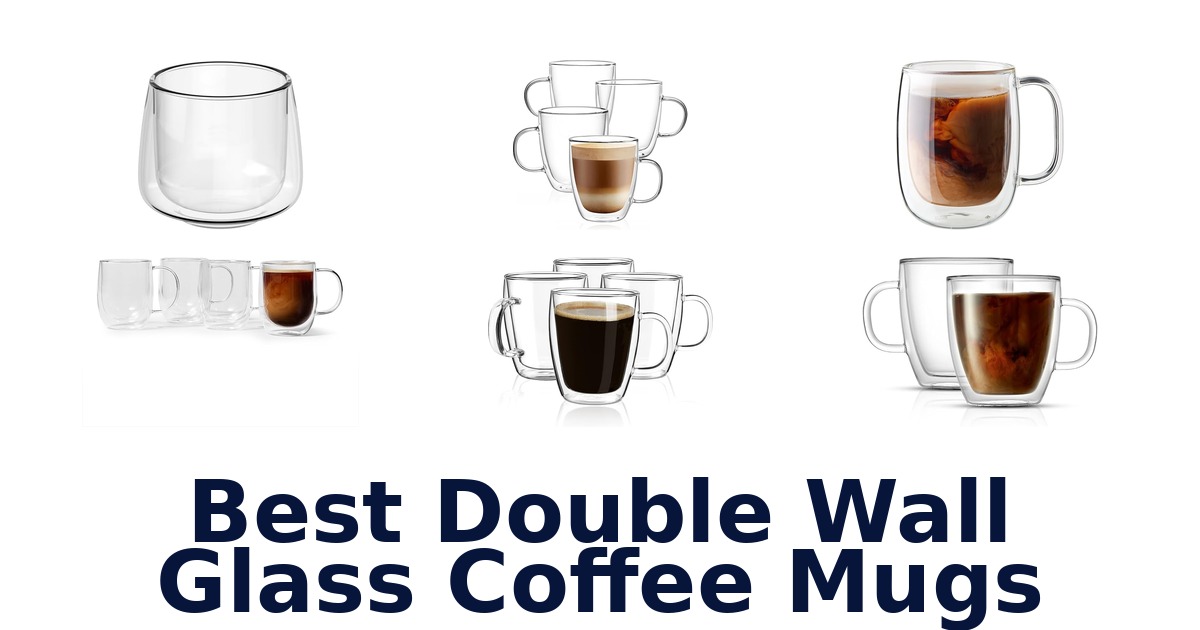 best double wall glass coffee mugs