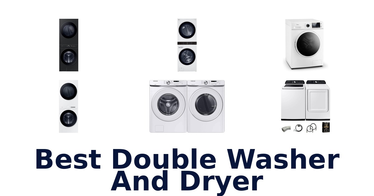 best double washer and dryer