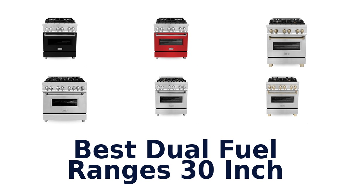 best dual fuel ranges 30 inch