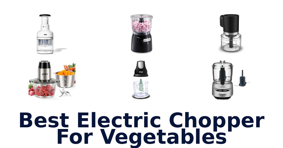 best electric chopper for vegetables