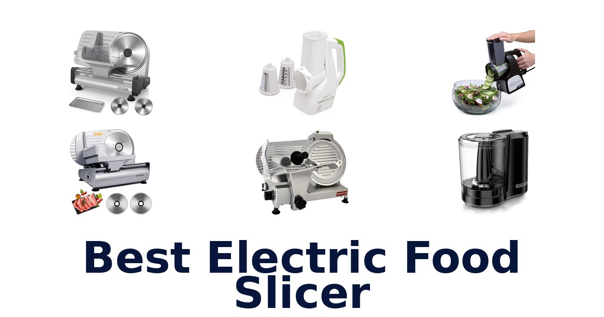 best electric food slicer