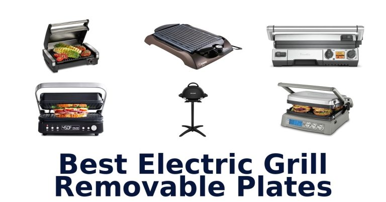 best electric grill removable plates