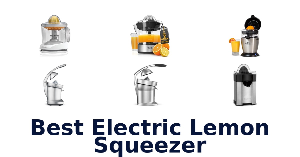 best electric lemon squeezer