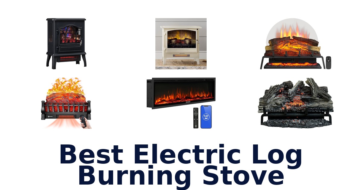 best electric log burning stove