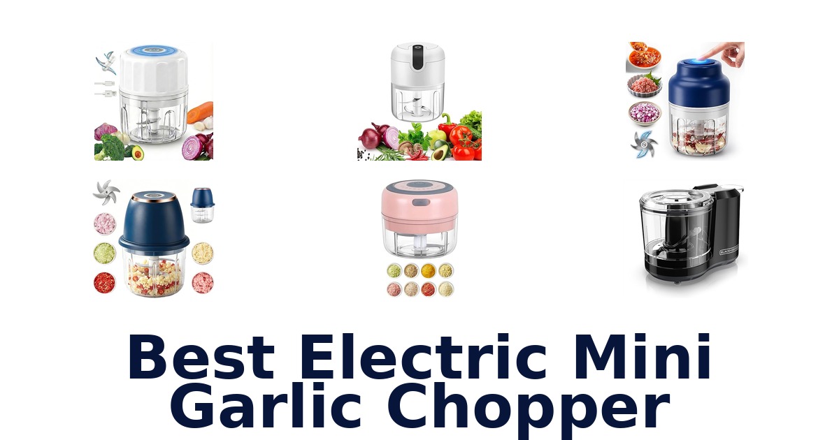best electric mini garlic chopper