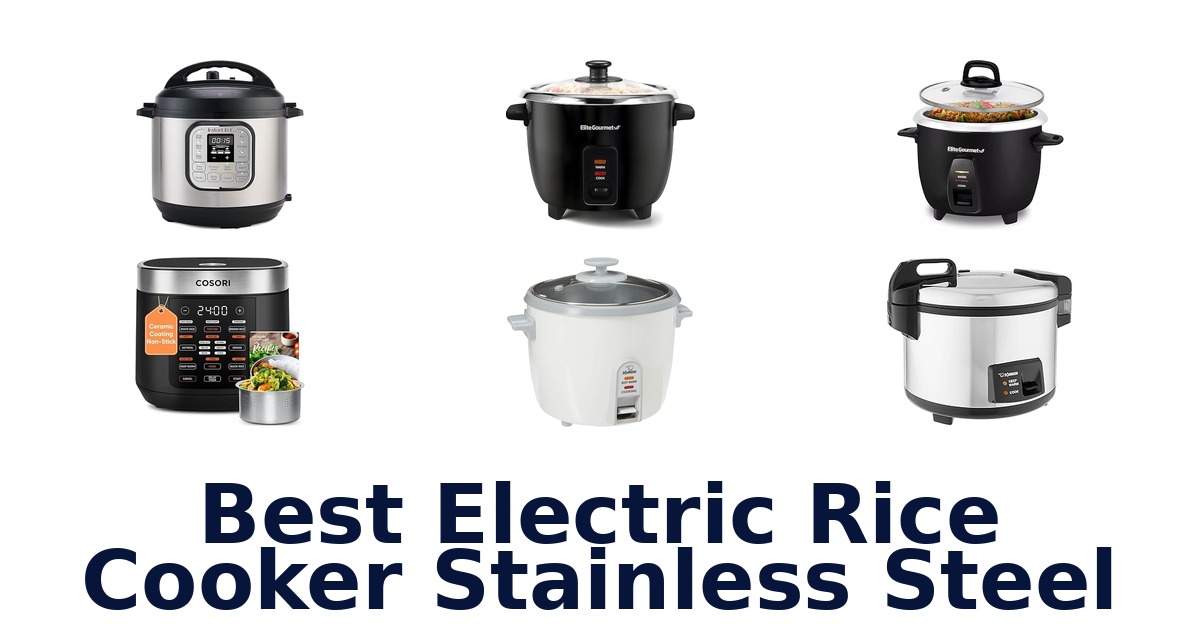best electric rice cooker stainless steel