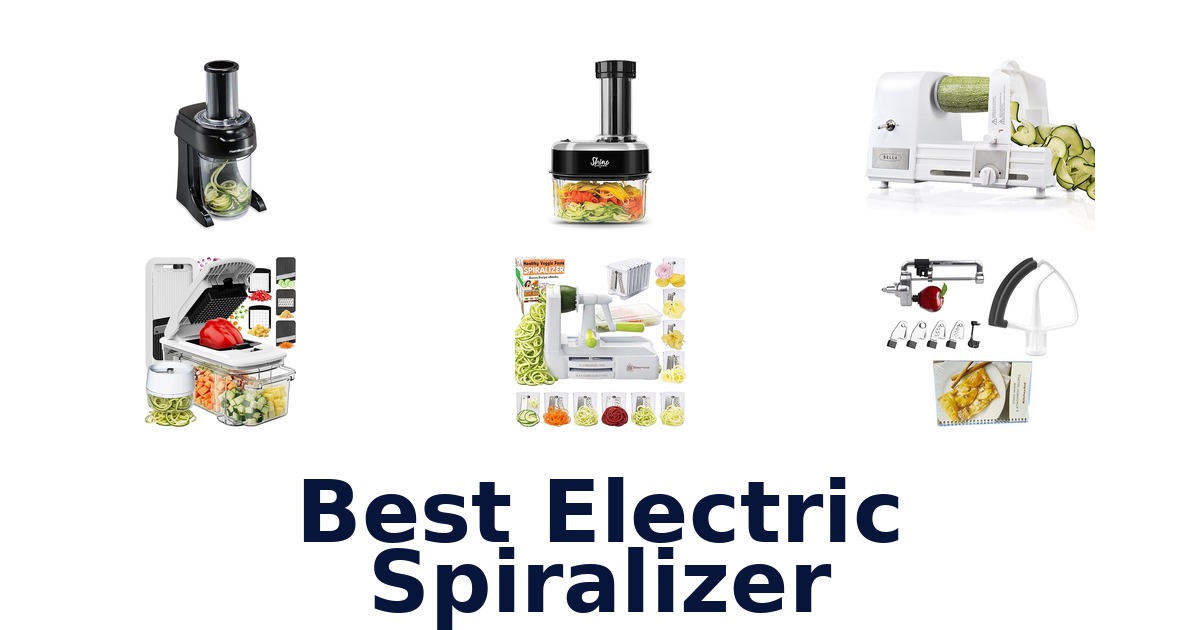 best electric spiralizer