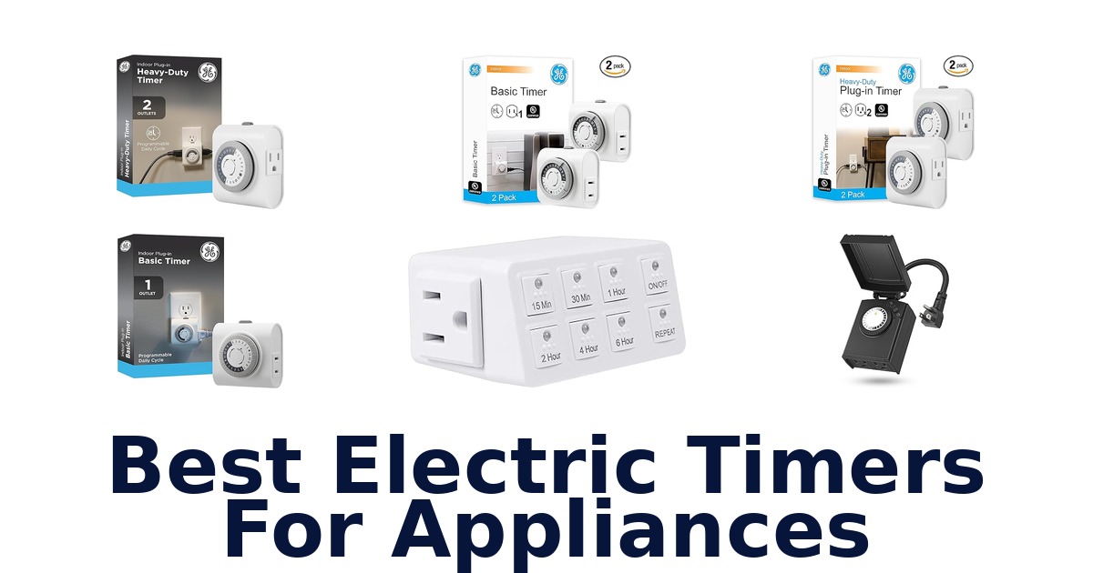 best electric timers for appliances