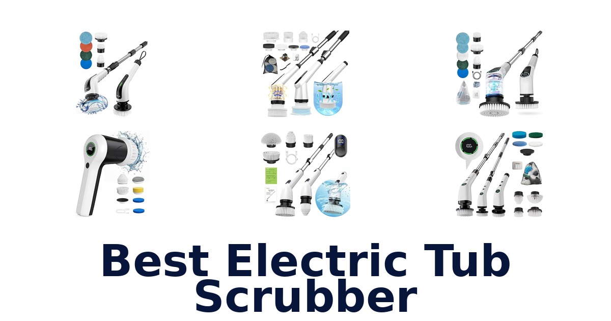 best electric tub scrubber