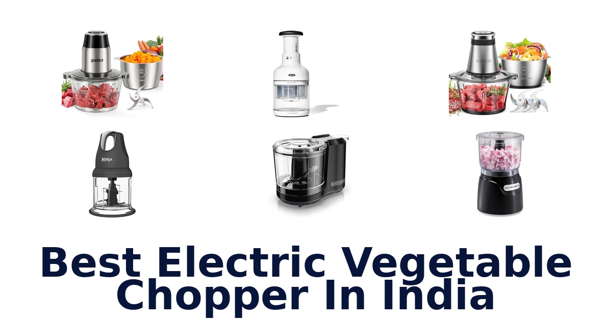 best electric vegetable chopper in india