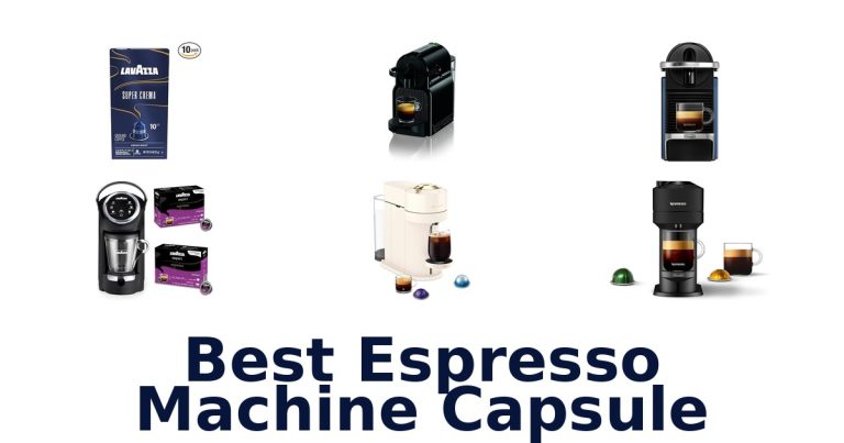 best espresso machine capsule