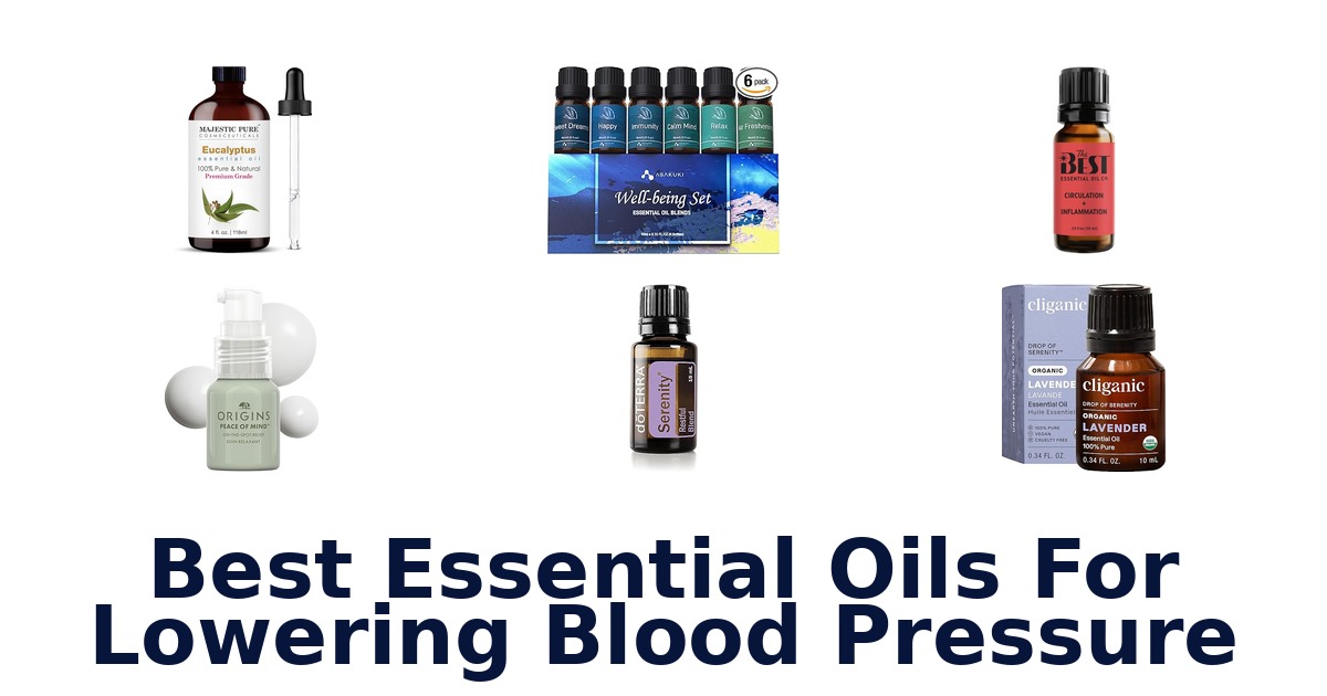 best essential oils for lowering blood pressure