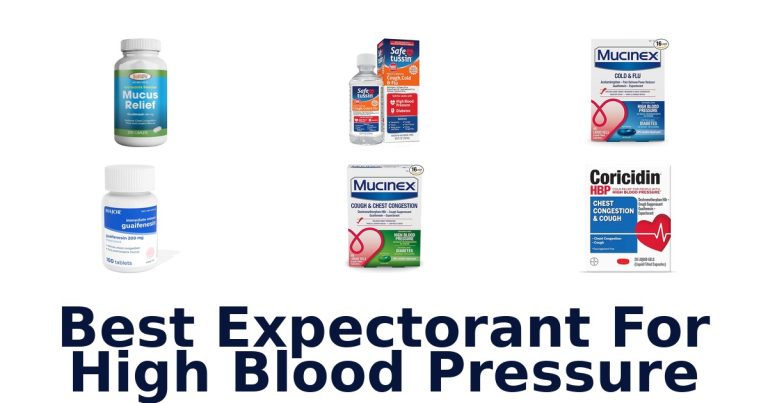 best expectorant for high blood pressure