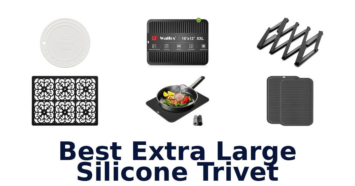 best extra large silicone trivet