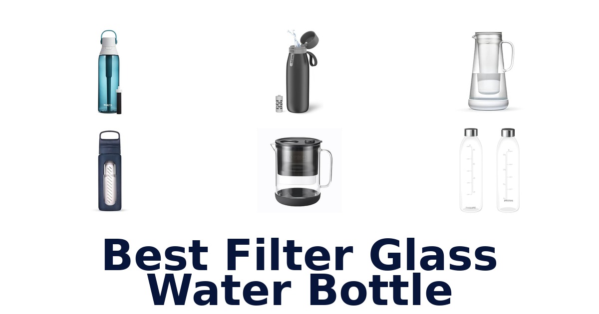 best filter glass water bottle