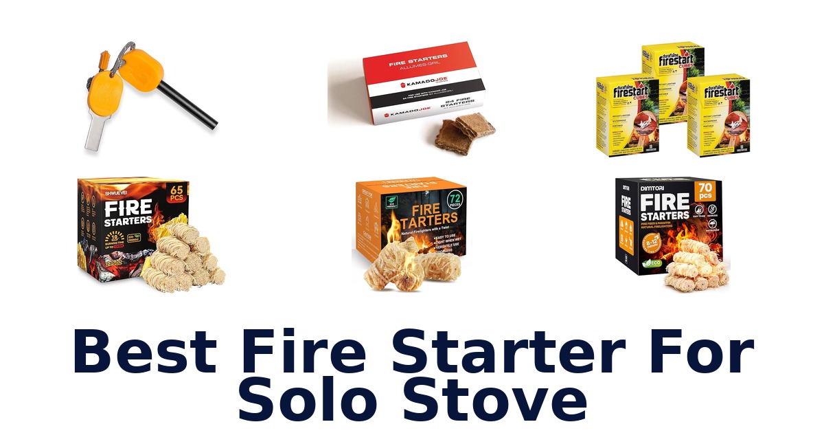 best fire starter for solo stove