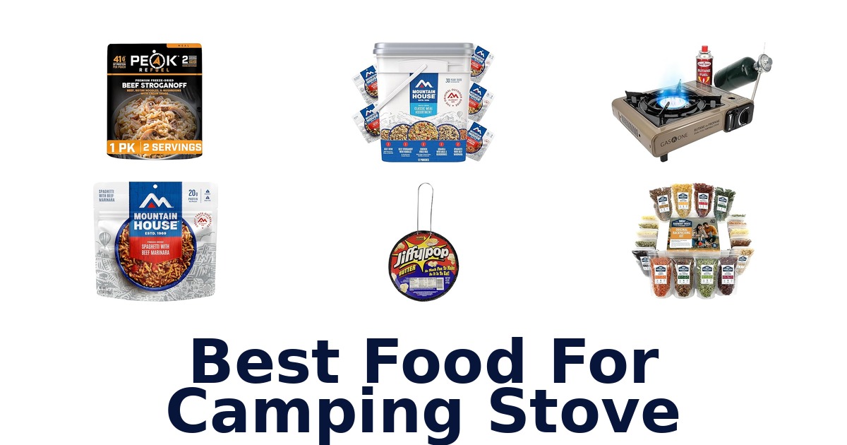 best food for camping stove