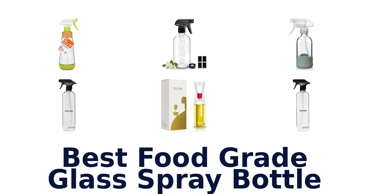 best food grade glass spray bottle