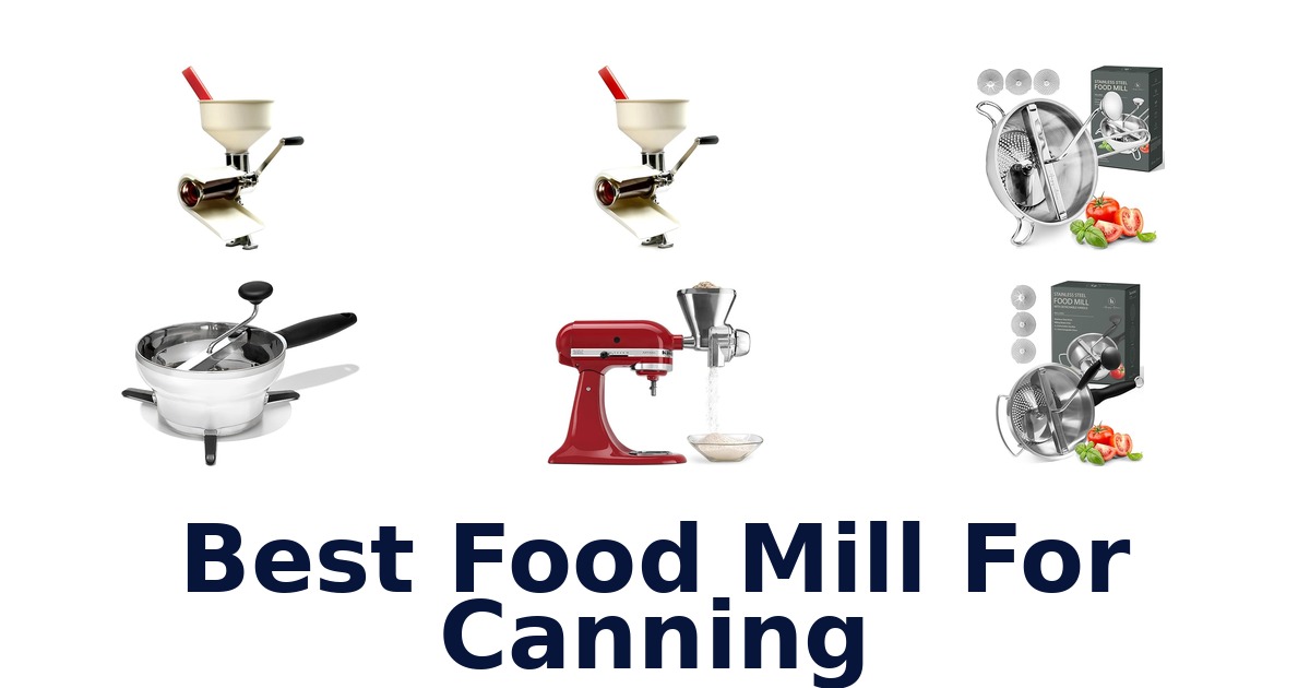 best food mill for canning
