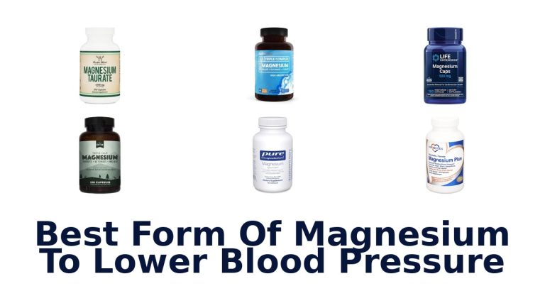 best form of magnesium to lower blood pressure