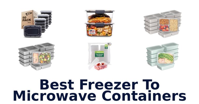 best freezer to microwave containers