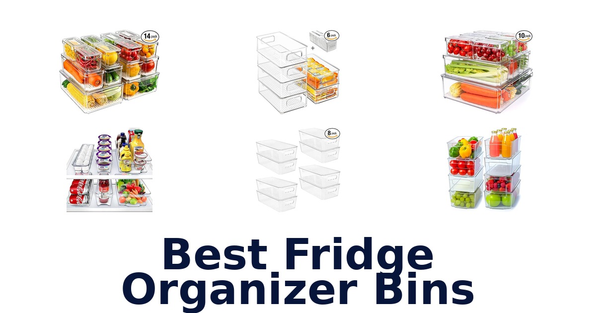 best fridge organizer bins