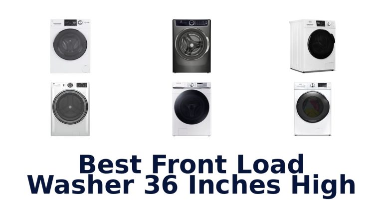 best front load washer 36 inches high