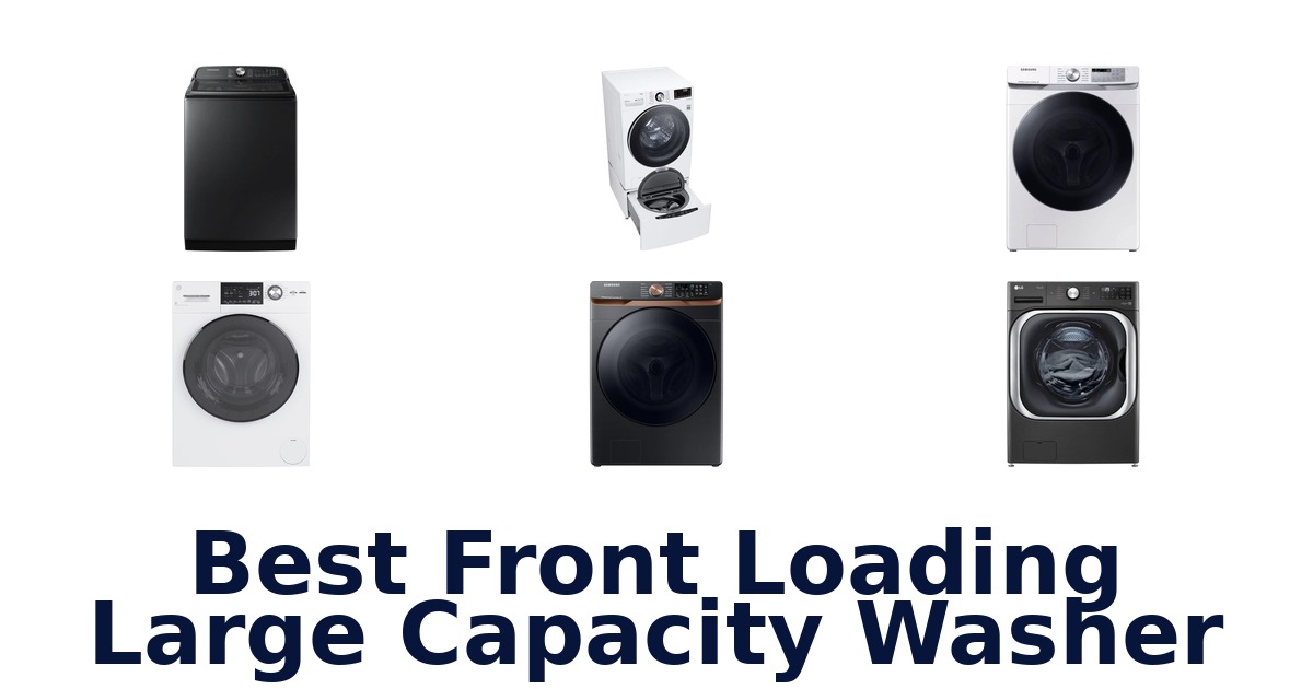 best front loading large capacity washer