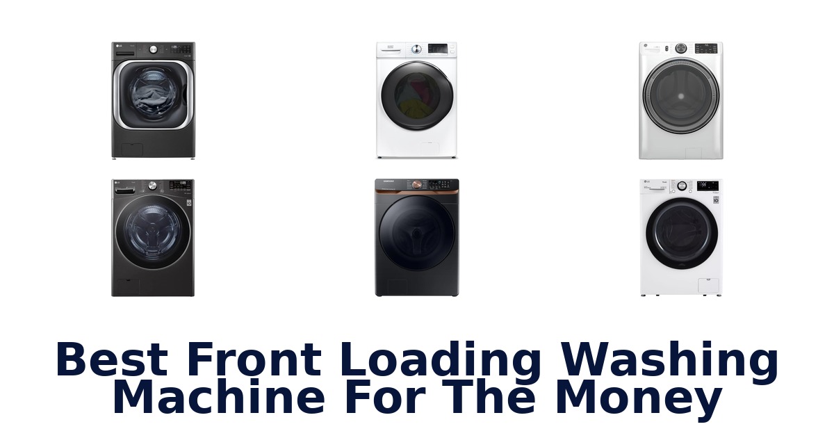 best front loading washing machine for the money