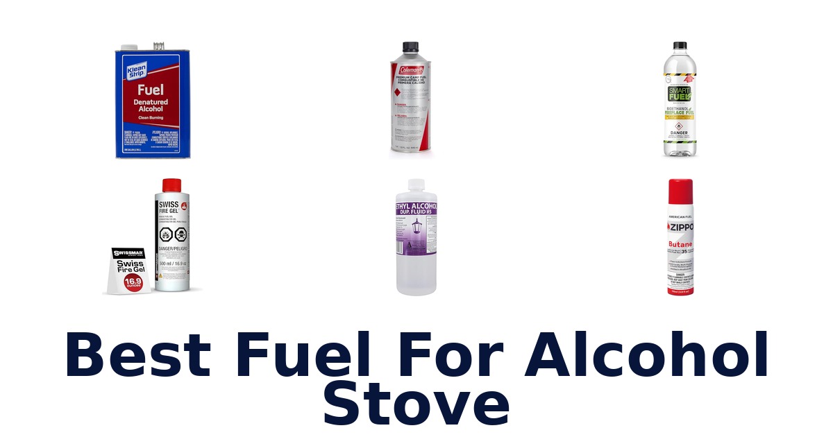 best fuel for alcohol stove