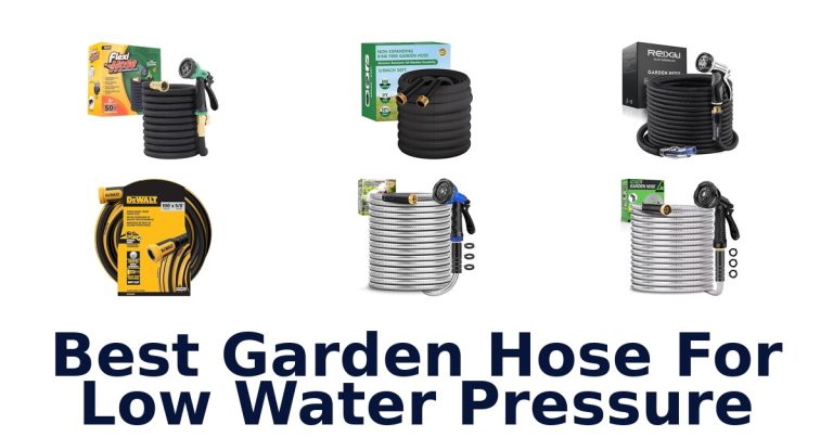 best garden hose for low water pressure