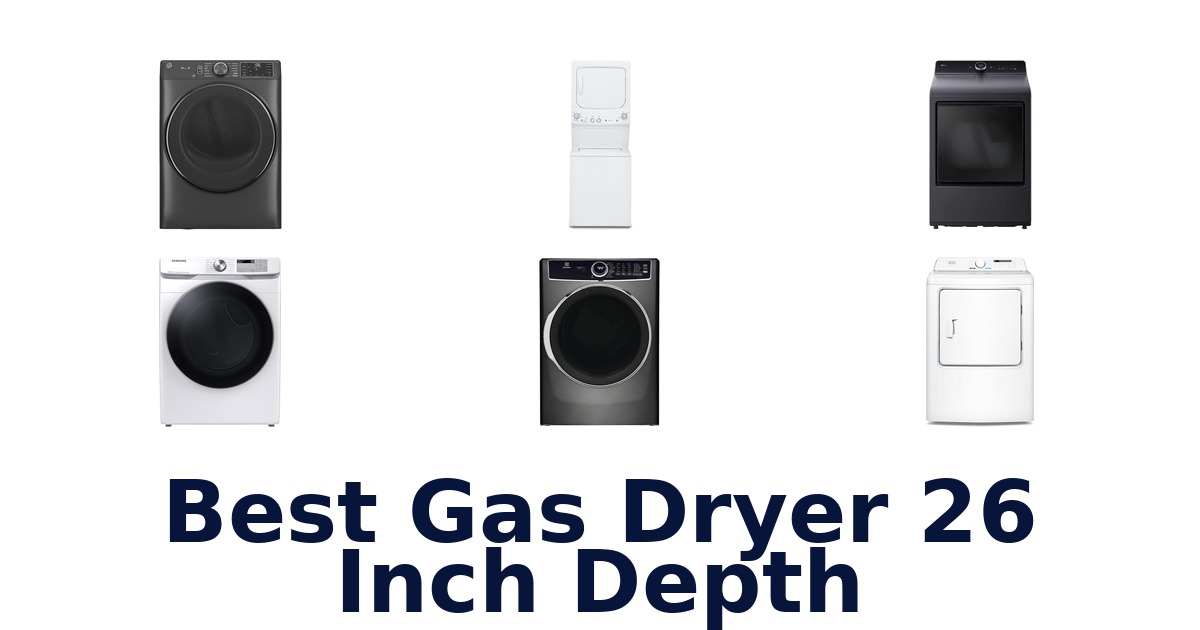best gas dryer 26 inch depth