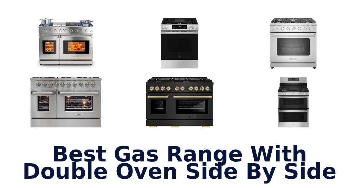 best gas range with double oven side by side