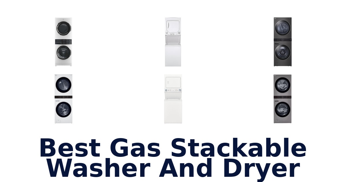 best gas stackable washer and dryer