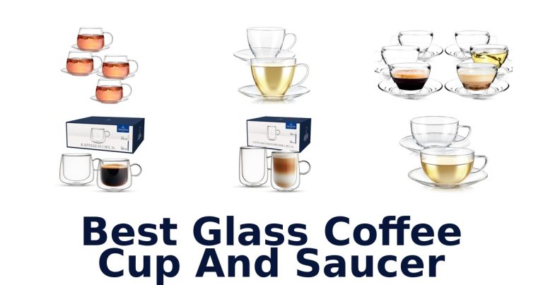 best glass coffee cup and saucer