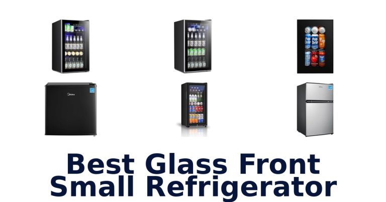 best glass front small refrigerator