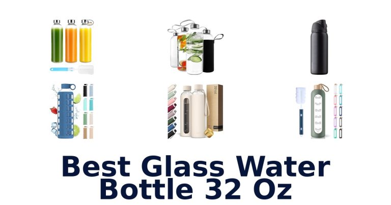 best glass water bottle 32 oz