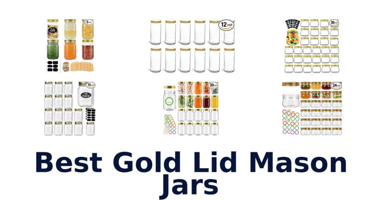 best gold lid mason jars