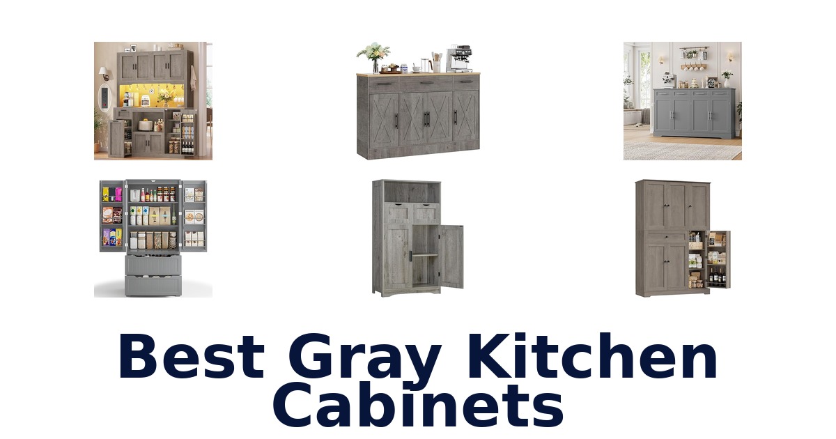 best gray kitchen cabinets