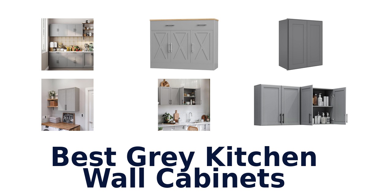best grey kitchen wall cabinets