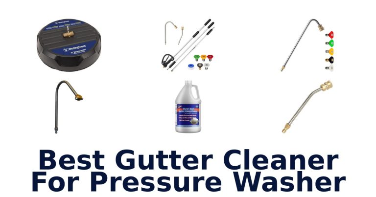 best gutter cleaner for pressure washer