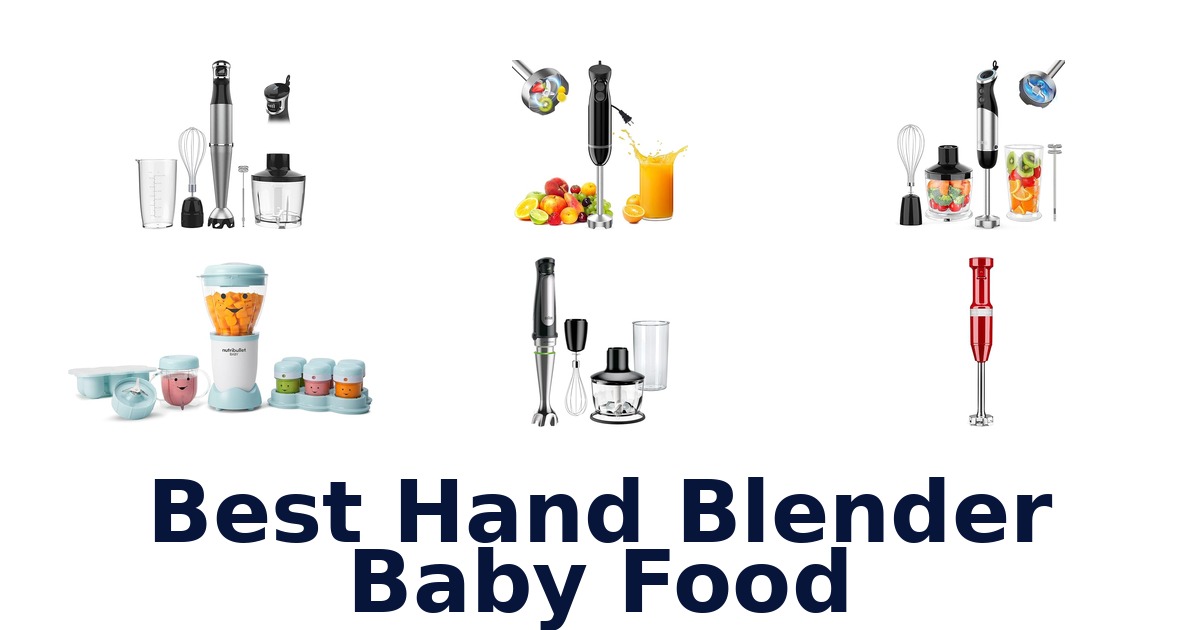 best hand blender baby food